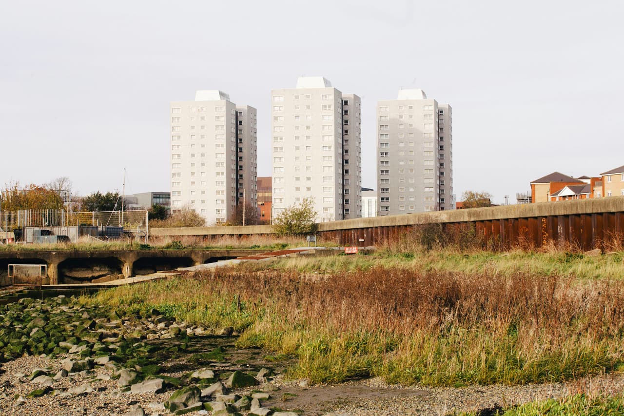 Three local authority tower blocks in Thurrock, Essex